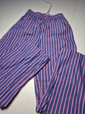 GAP Women’s Blue & Pink Striped Lounge Pants 3967